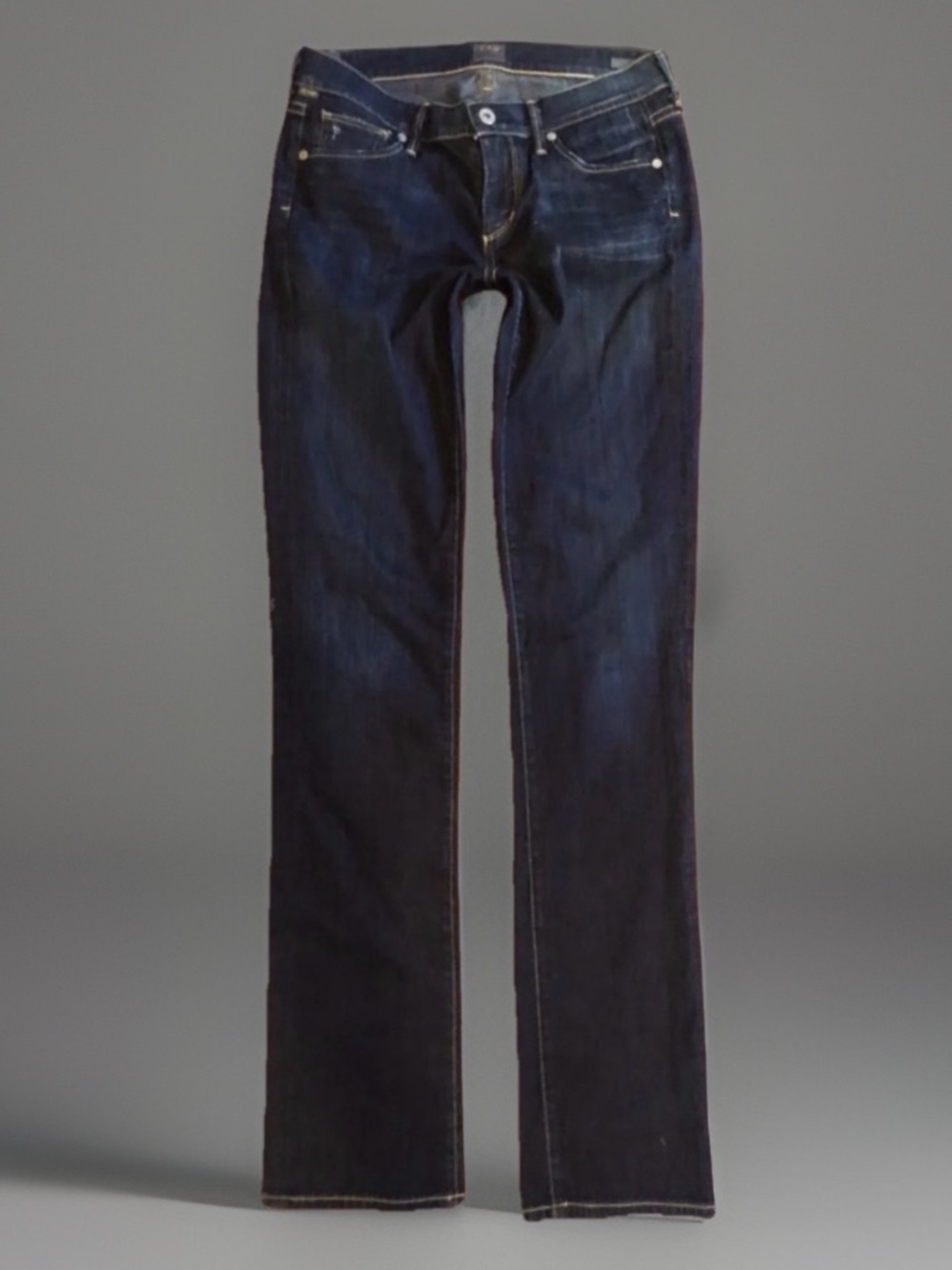 CITIZENS OF HUMANITY LOW RISE STRAIGHT LEG JEANS